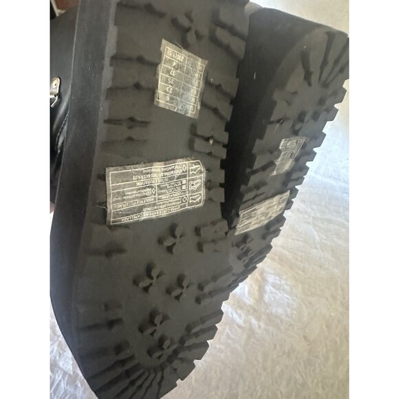 Forever 21 Womens Black Platform Boots Size 6 Mall Goth Emo Witchcore Whimsigoth - Picture 6 of 6